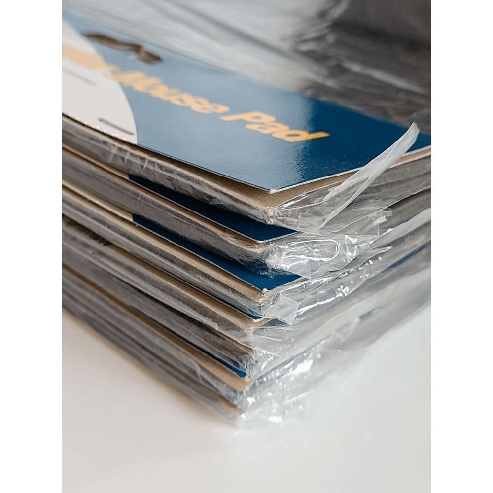 Lot of 7 Belkin F8E089 8x9 Black Mouse Pads Non slip Backing and Jersey Surface - Picture 8 of 8